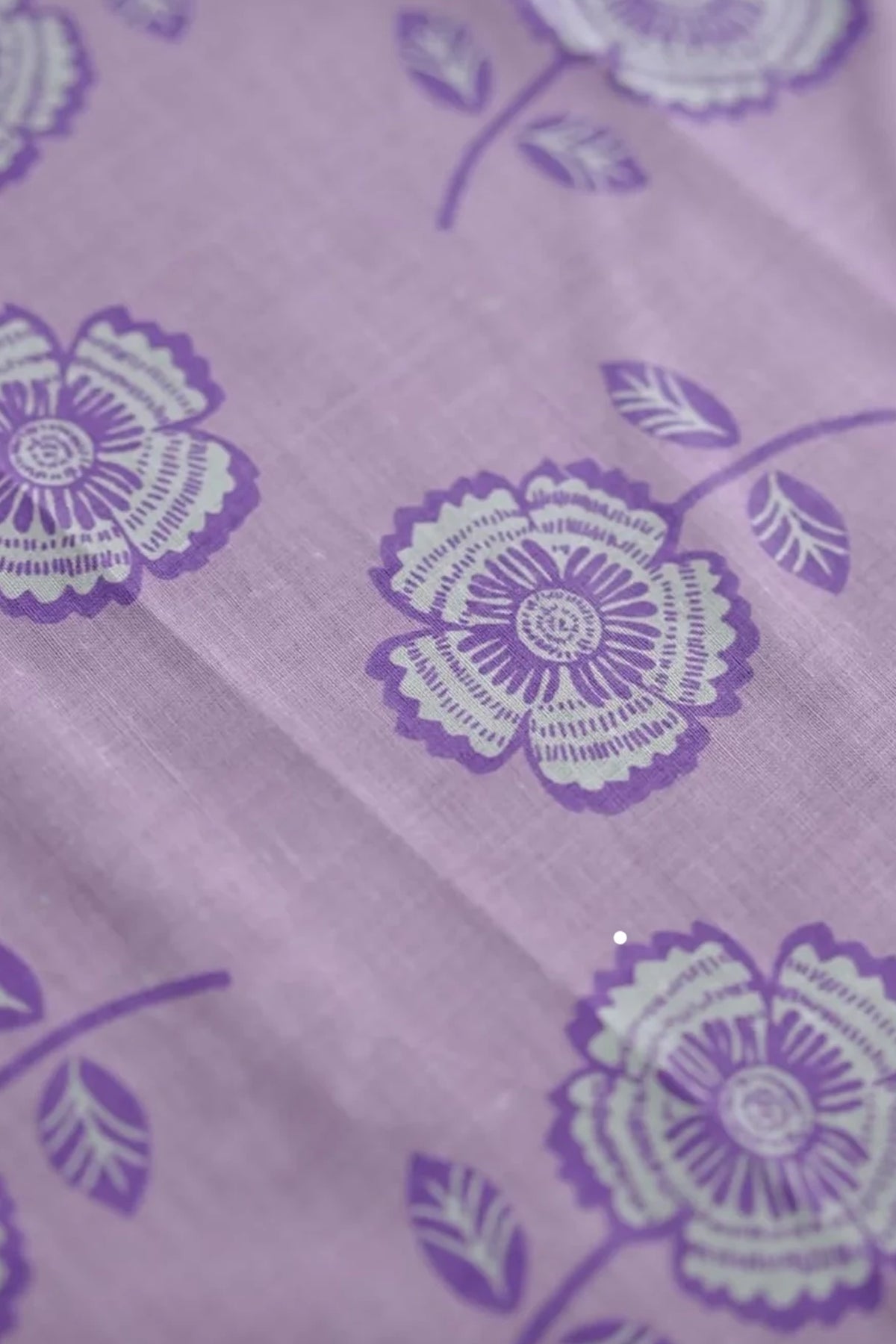Keerthana - Puliyilakkara Settumund with Printed Blouse Material