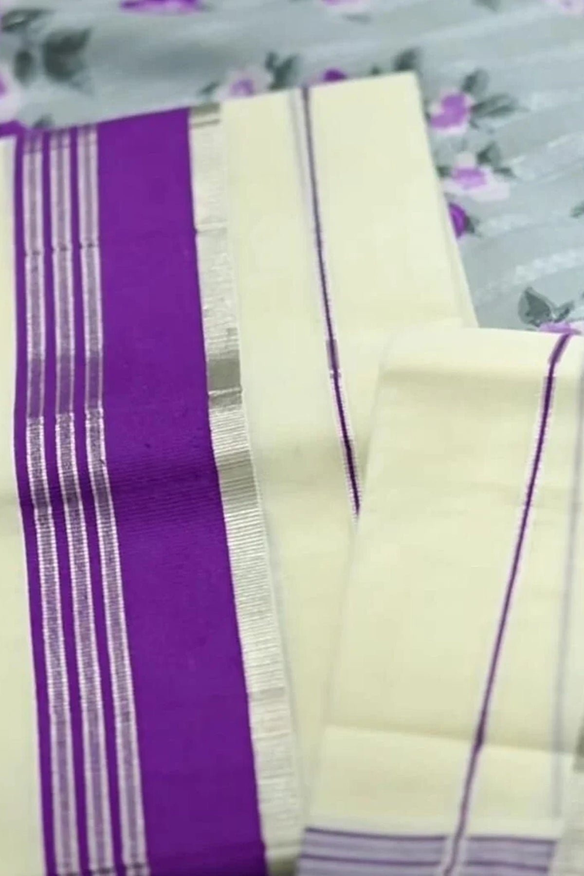 Anamika – Violet and Silver Kasav Settumund