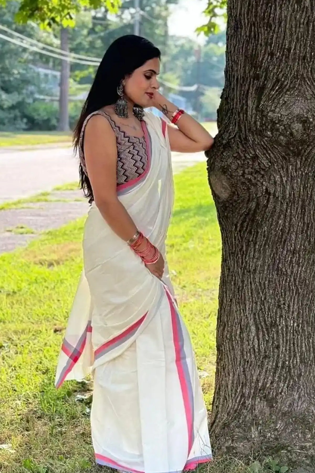 Kabani-pure cotton sett mundu