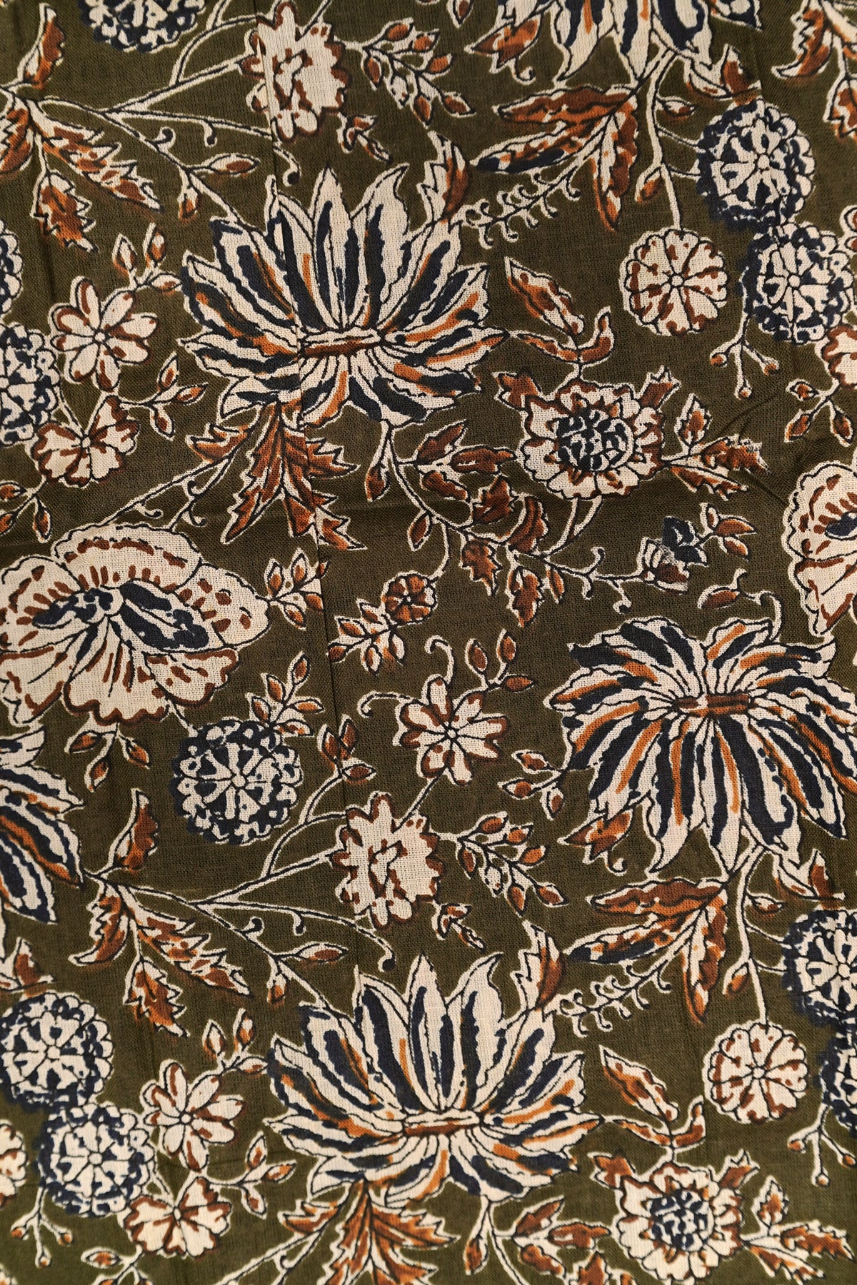 Thulasi Printed Settumund with Matching Blouse Material