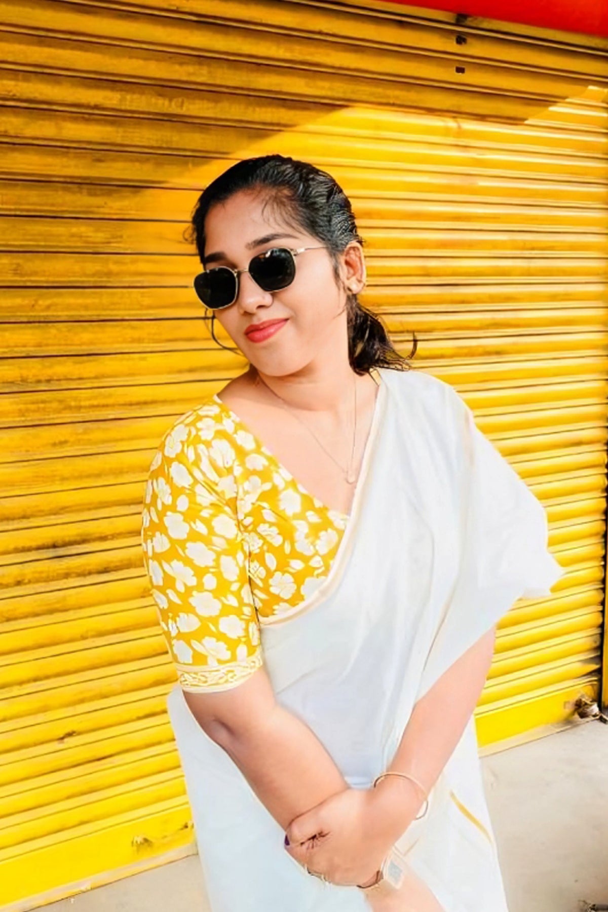 Seetha- Puliyilakkara Settu Mundu with Blouse Material