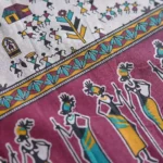 Aadi Rekha Orange Printed