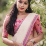 Roopini-Premium Pure Cotton Printed Set Mundu with Blouse Piece