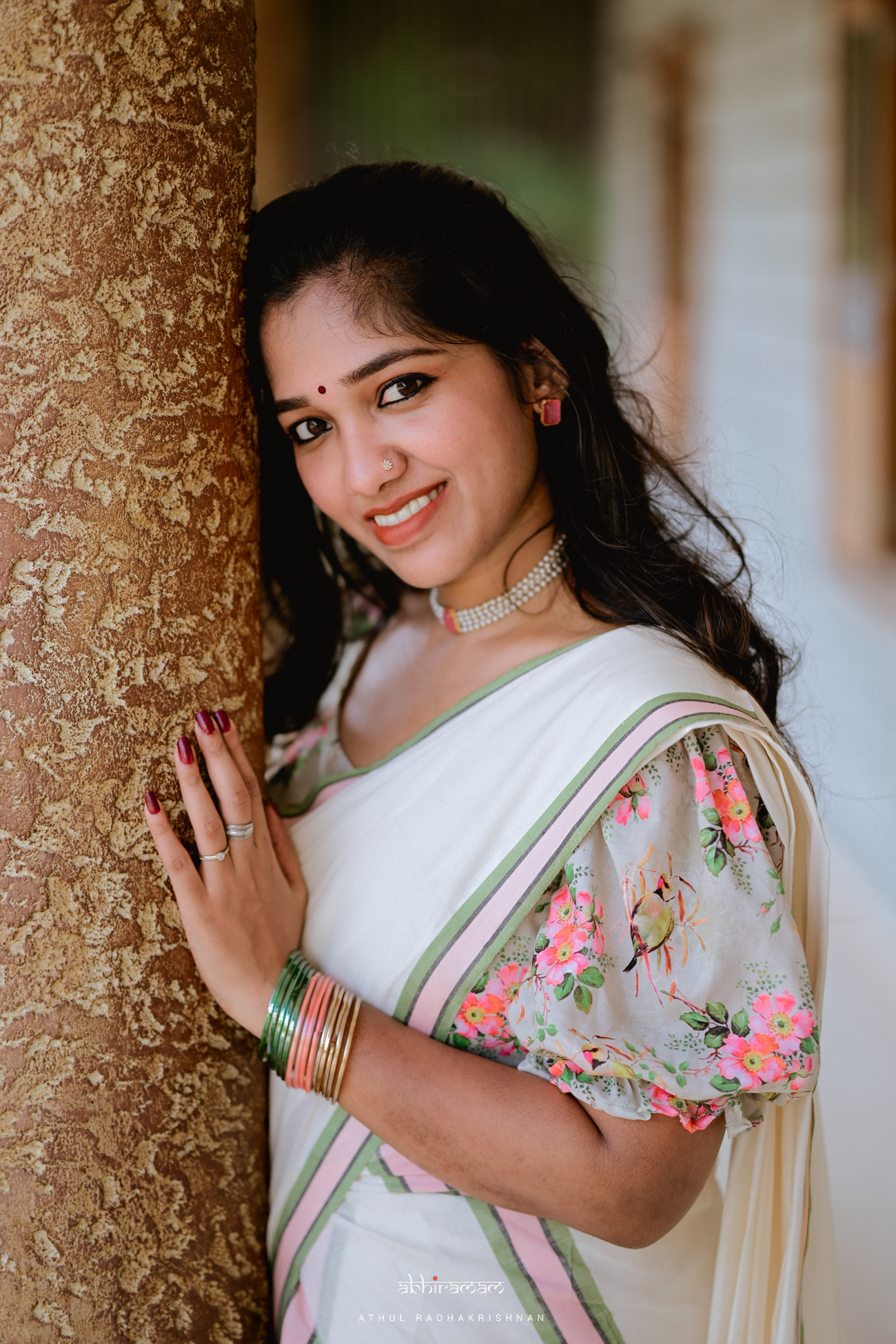Vasatham-kera premium cotton sett mundu