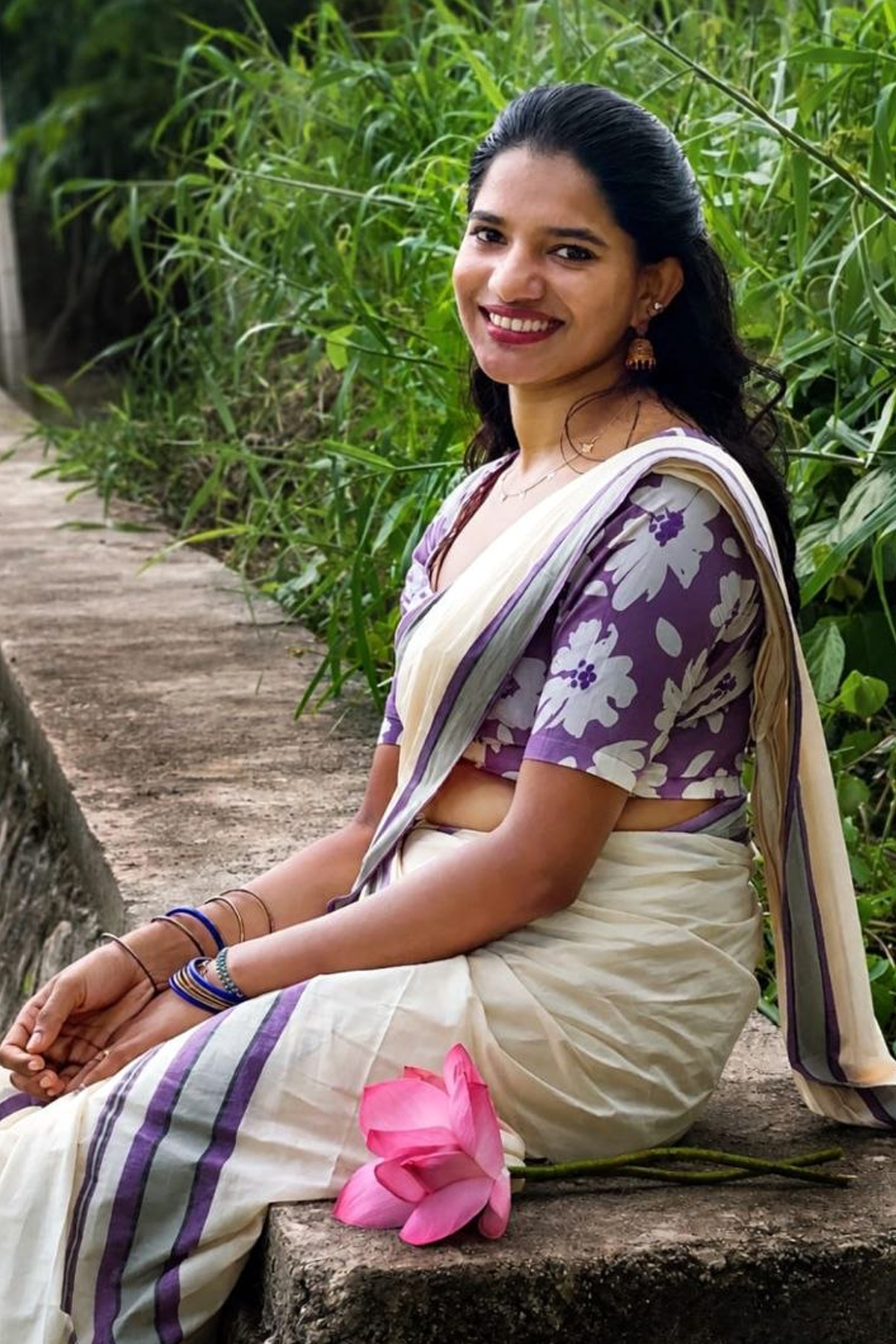 Dhaksha-pure cotton sett mundu