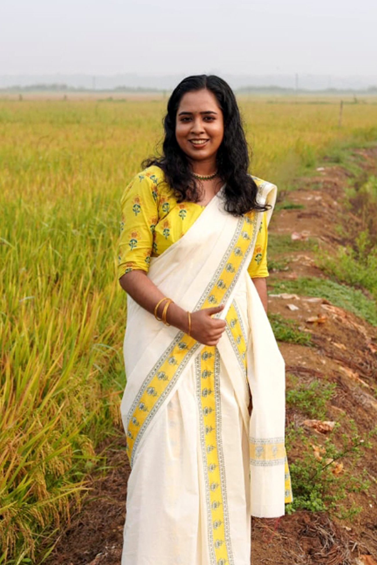 CHITHRA – Kerala Traditional Sett Mundu with Blouse