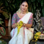 Pallavi-Pure Cotton Sett Mundu with Blouse Piece