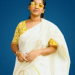 Seetha- Kerala traditionnal settmundu with blouse material