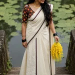 Vaishakhi-Pure Cotton sett mundu with blouse materia