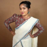 Bhoomi - Settumundu with Matching Blouse Material