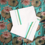 Aambal -  Traditional Settumund with Matching Blouse Material
